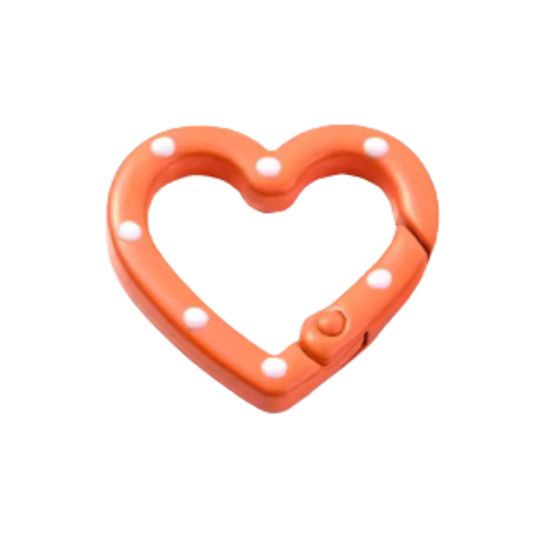 Mousqueton - Coeur pois