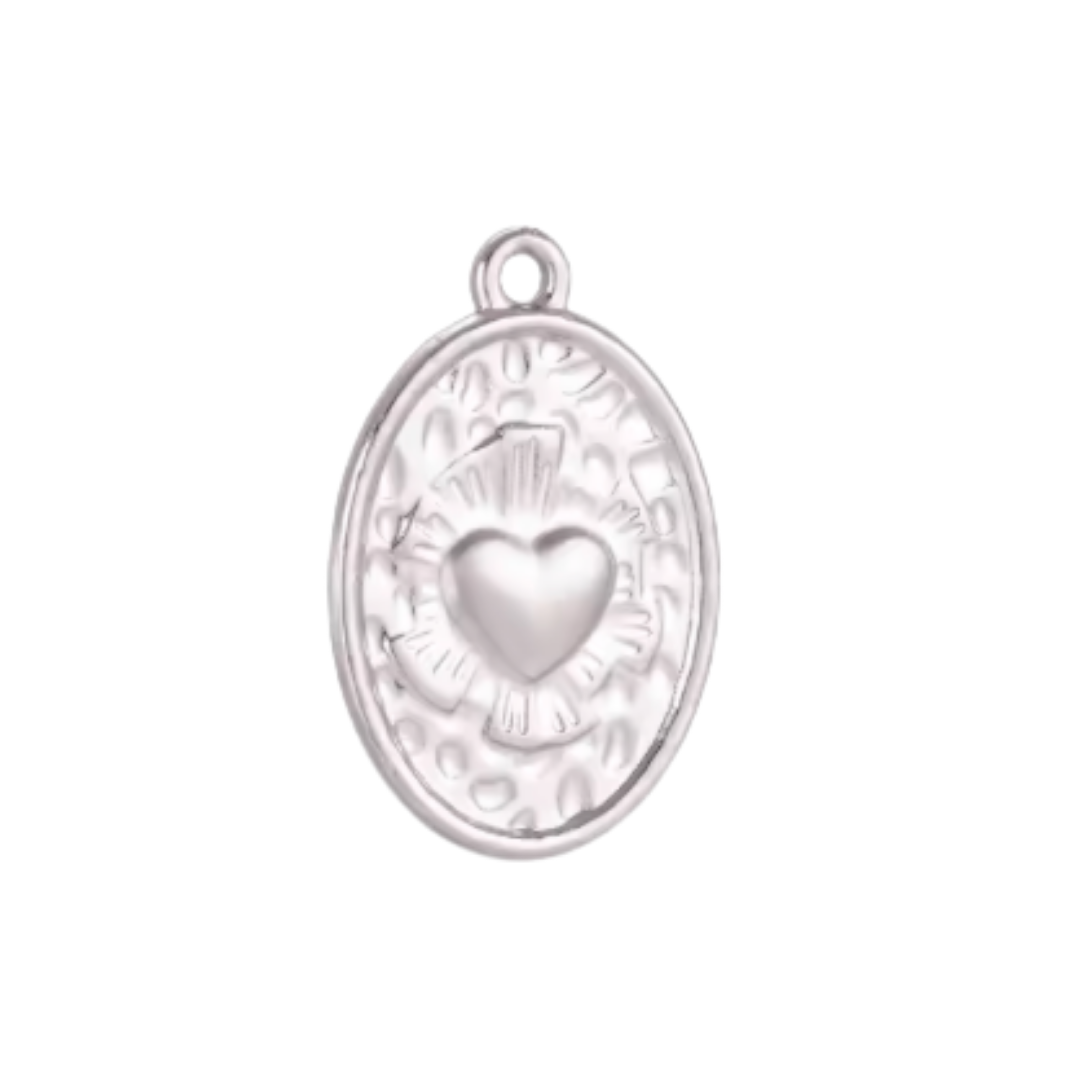 Médaillon coeur - Argent