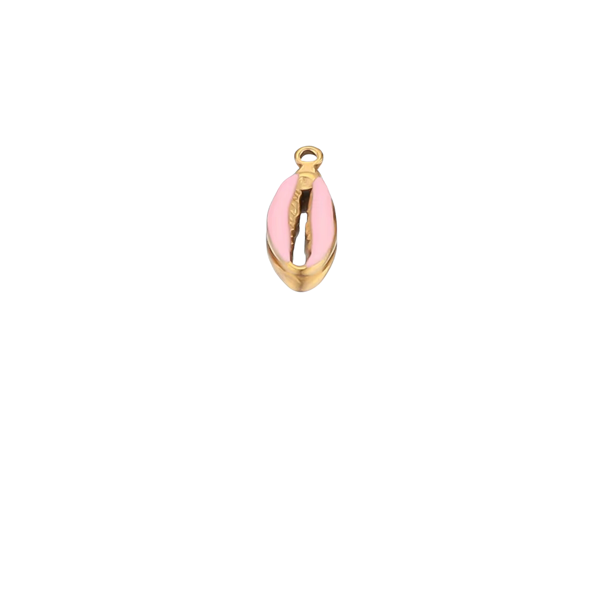 Coquillage rose - Or