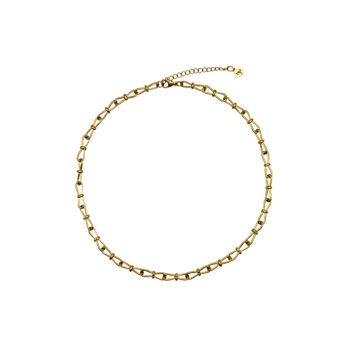 Chaîne trombone nouée | Collier - Or