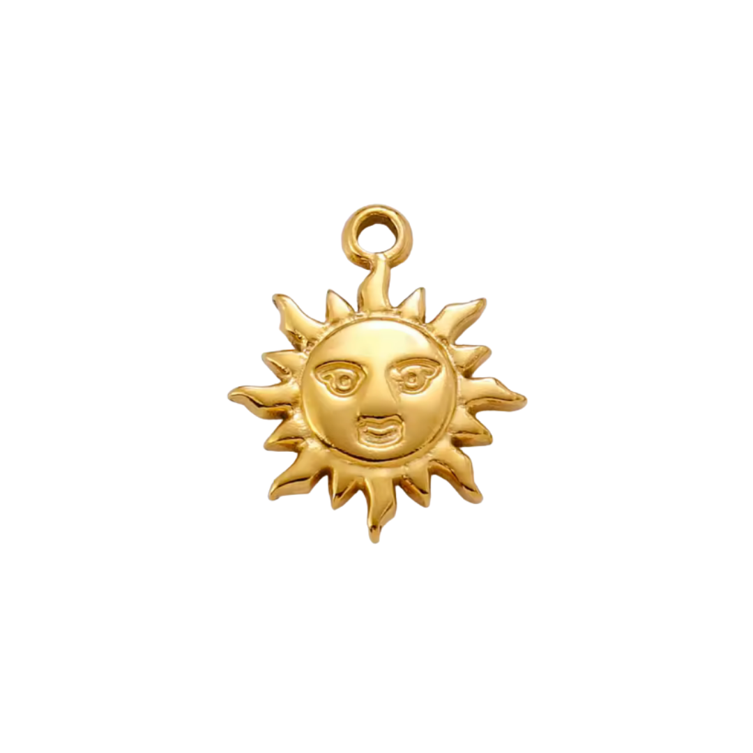 Petit soleil visage - Or