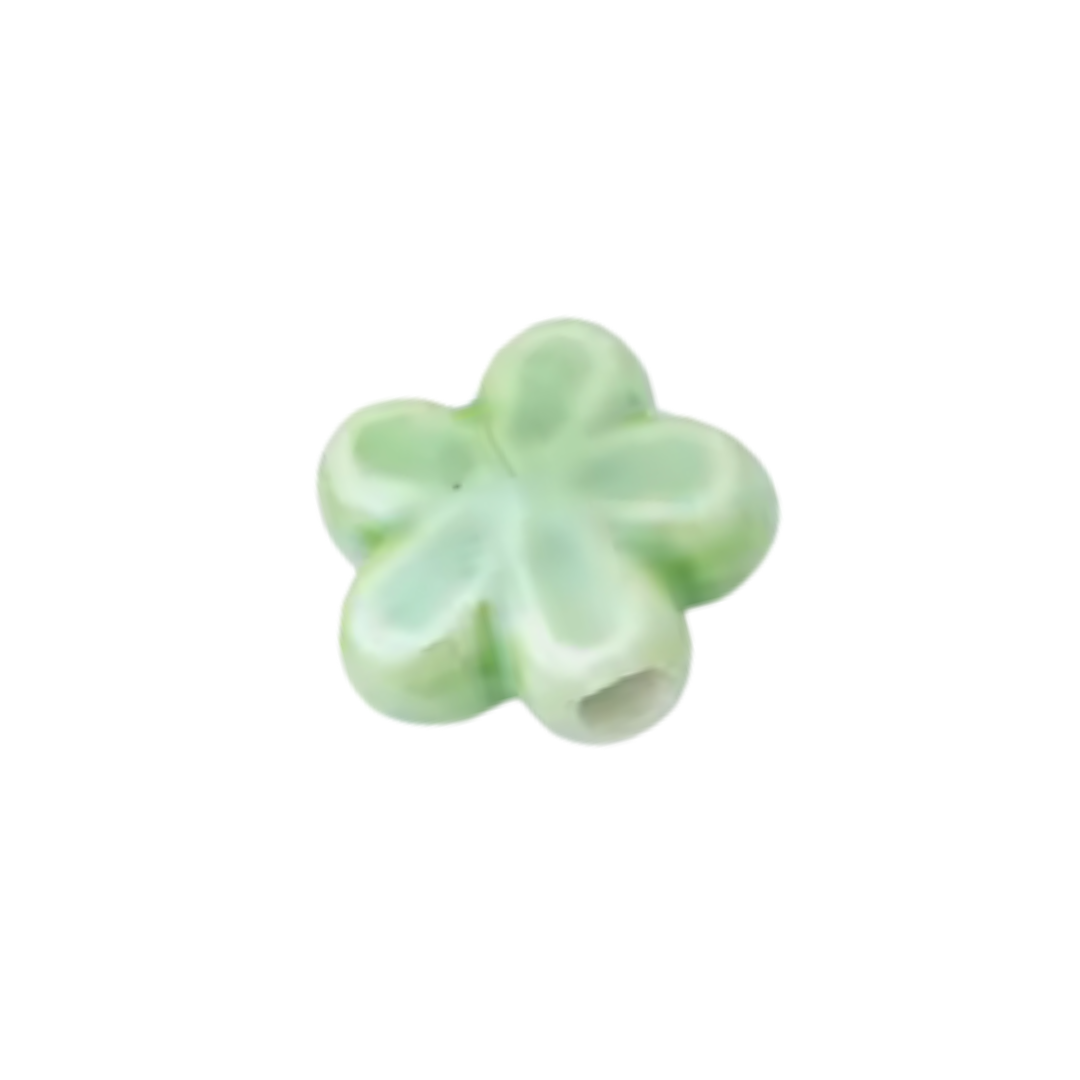 Fleur verte - Céramique