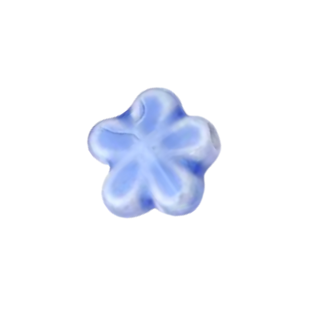 Fleur bleu - Céramique