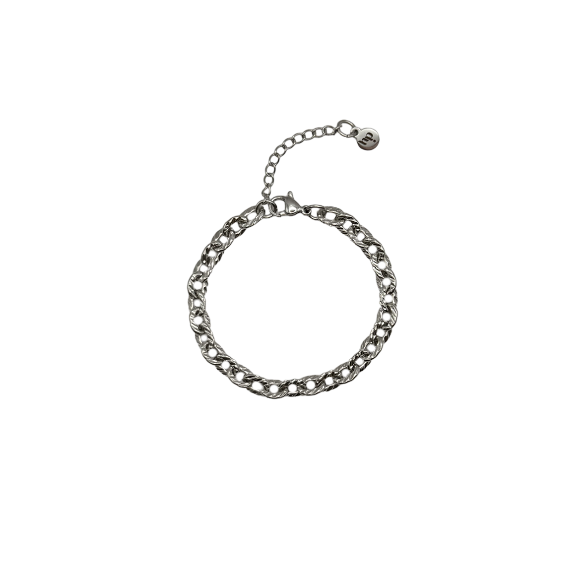 Chaîne cordage | Bracelet - Argent
