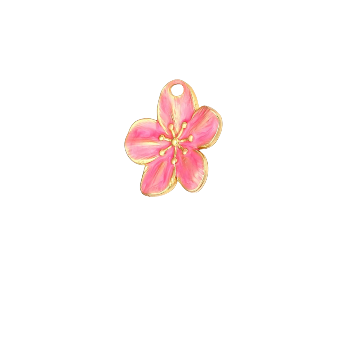 Fleur rose - Or