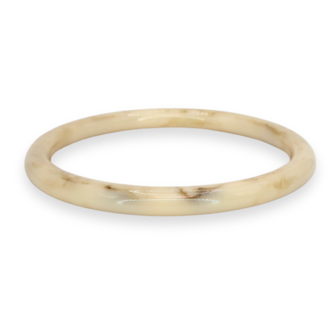 Bracelet acétate - Petit crème