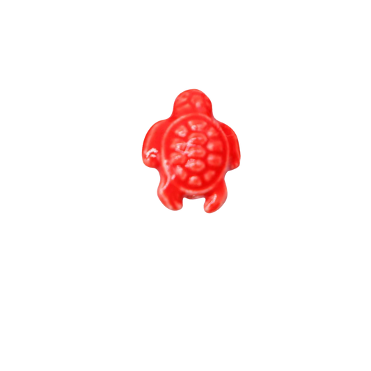 Tortue rouge - Céramique