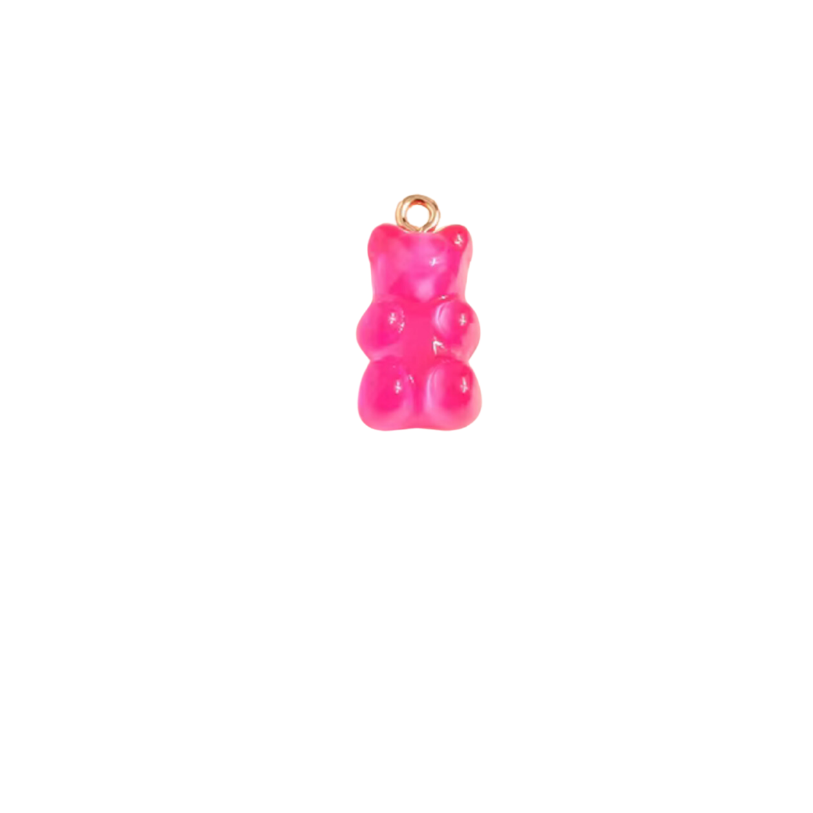 Ourson fushia - Or