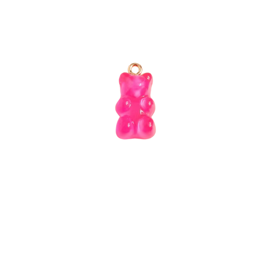 Ourson fushia - Or