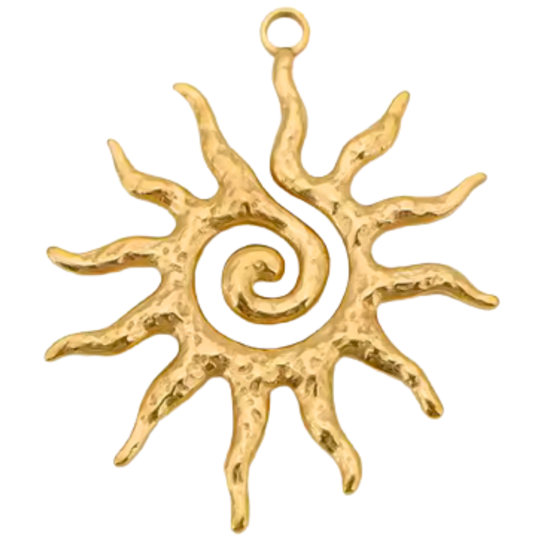 Soleil spirale - Or