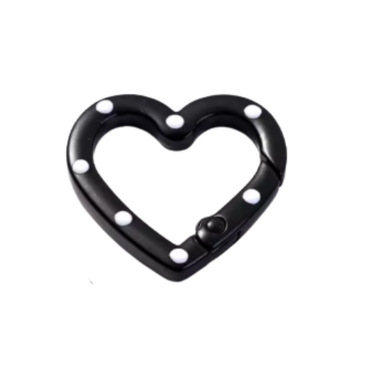 Mousqueton - Coeur pois