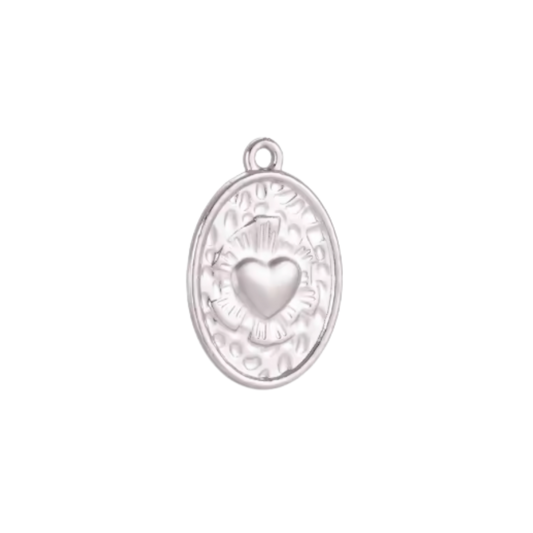 Médaillon coeur - Argent