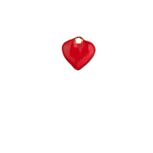 Coeur rouge - Or