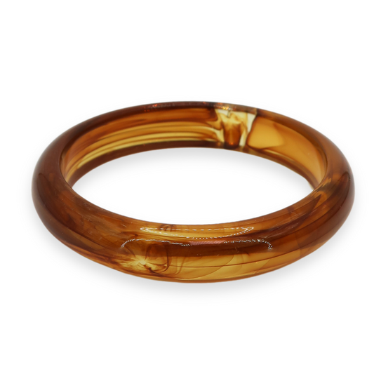 Bracelet acétate - Grand marron