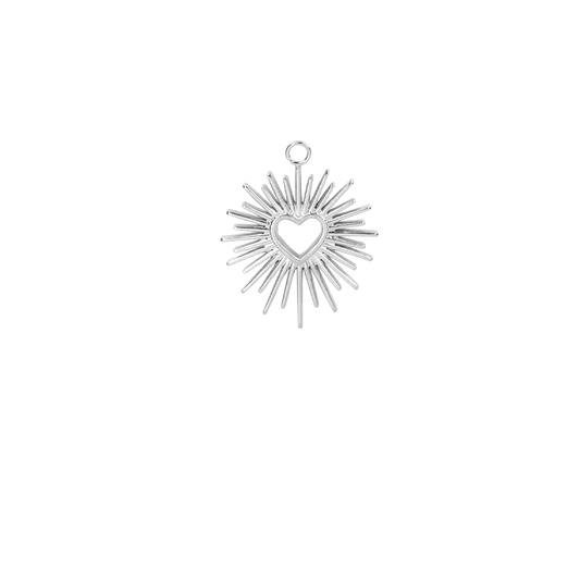 Coeur étincelant - Argent