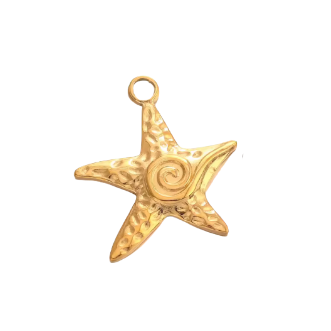 Étoile de mer spirale - Or