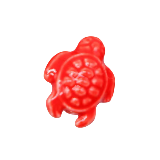 Tortue rouge - Céramique