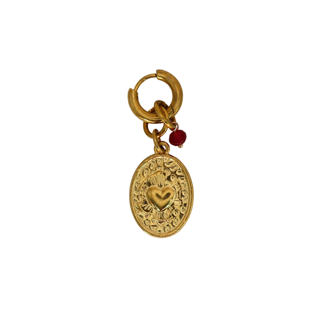 Mono boucle charms | Or | À composer