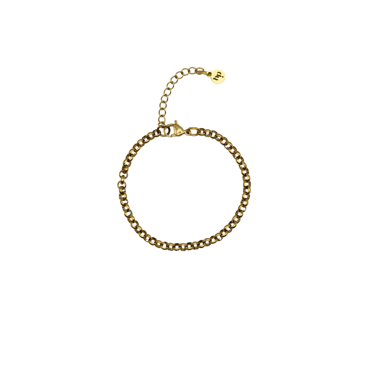 Chaîne forçat fine | Bracelet - Or