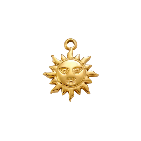 Petit soleil visage - Or