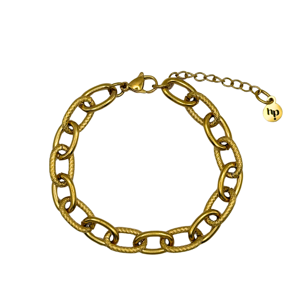 Chaîne cordage bracelet - Or