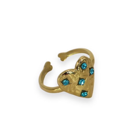 Bague Valentine bleu