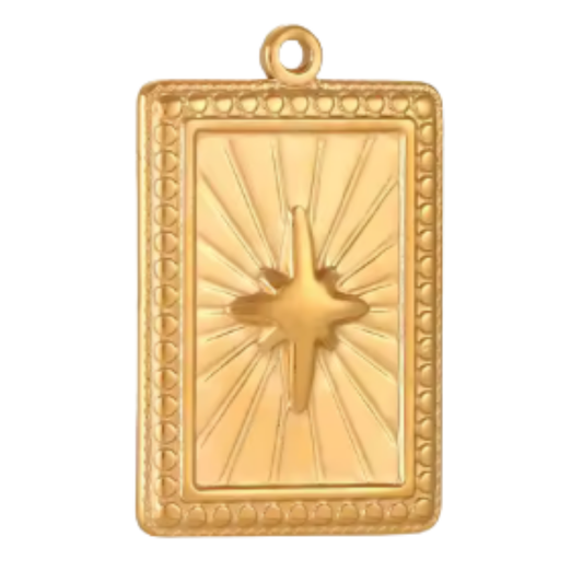 Médaillon étoile - Or