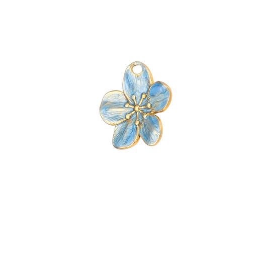 Fleur bleue - Or