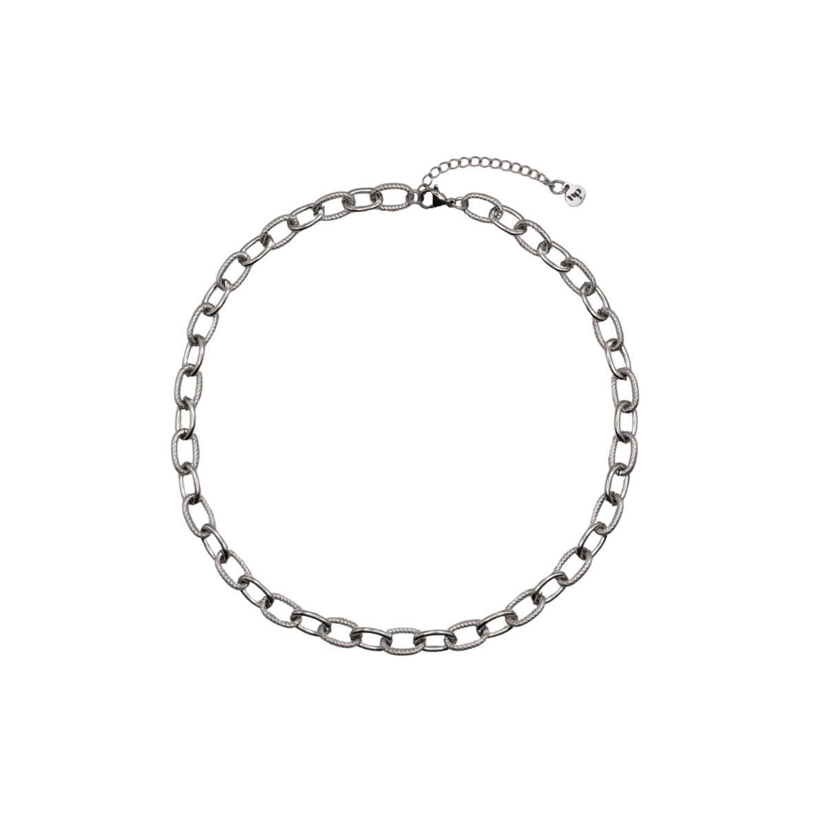 Chaîne martelée | Collier -  Argent