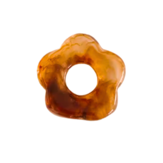 Grande fleur - Marron