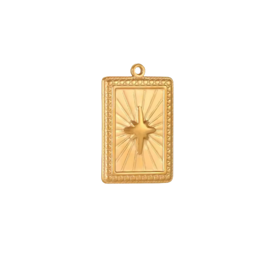 Médaillon étoile - Or