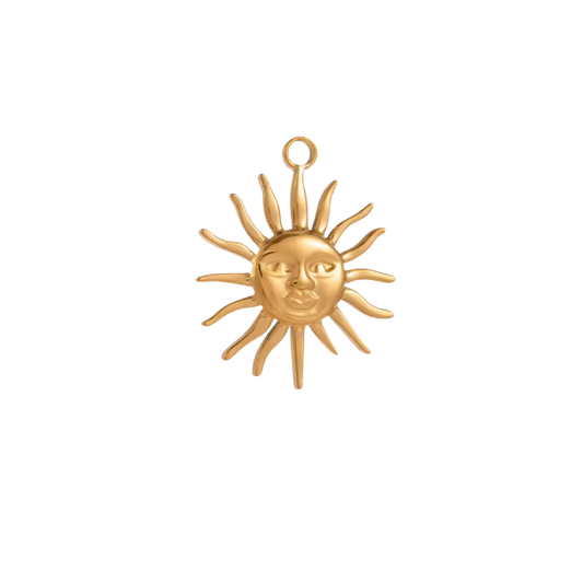 Soleil visage - Or