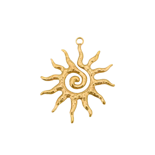 Soleil spirale - Or