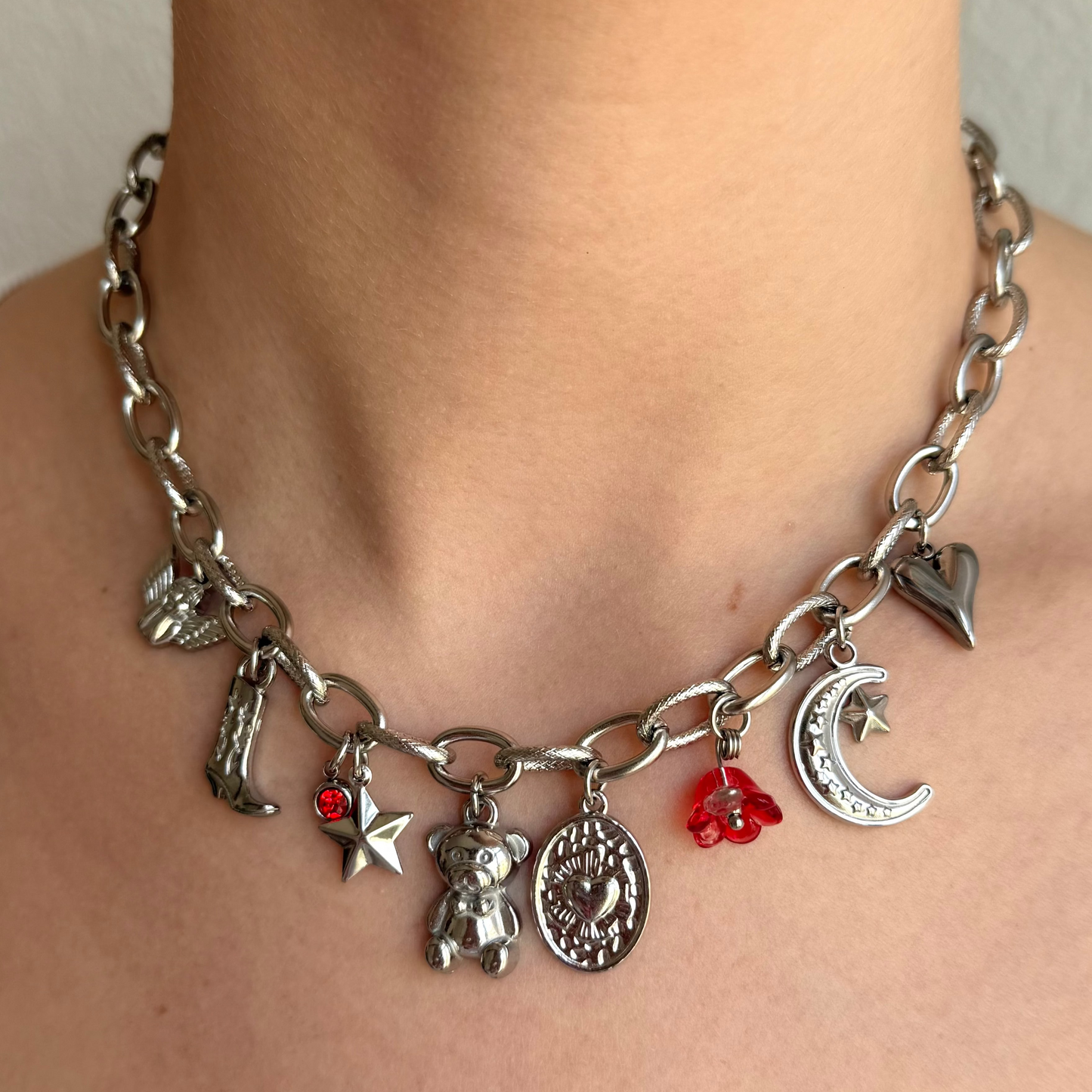 Collier charms | Argent | À composer