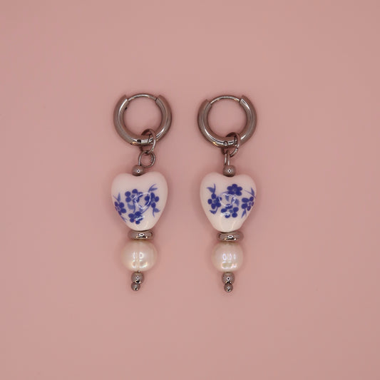 Boucles d'oreilles Porcelaine