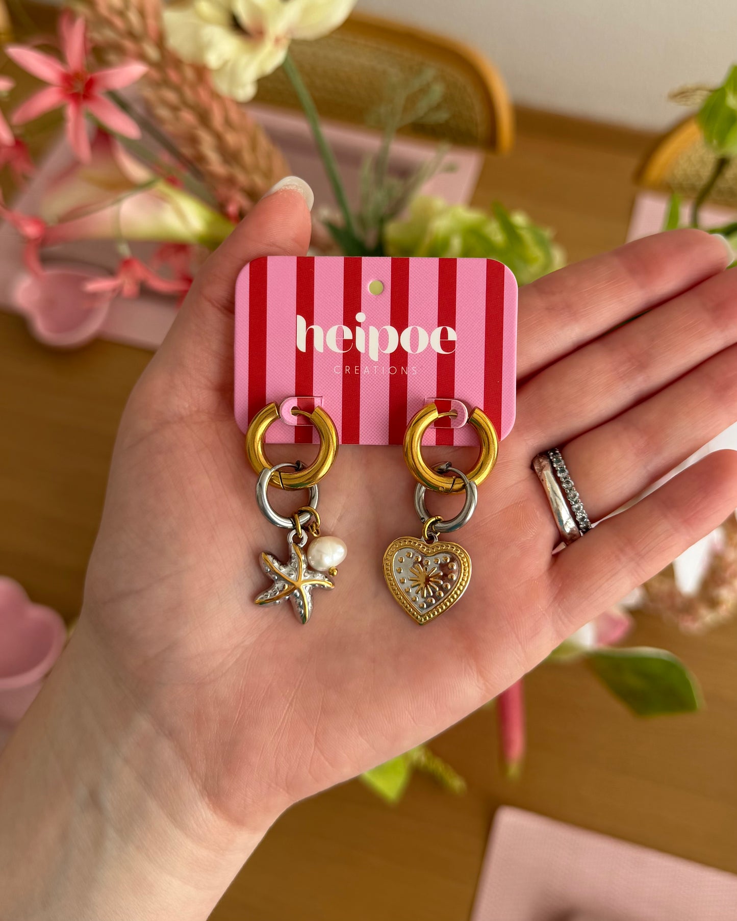 Boucles d’oreilles - Écume